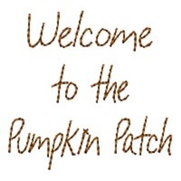 Picture of Welcome To Patch Machine Embroidery Design