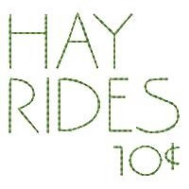 Picture of Hay Rides Machine Embroidery Design