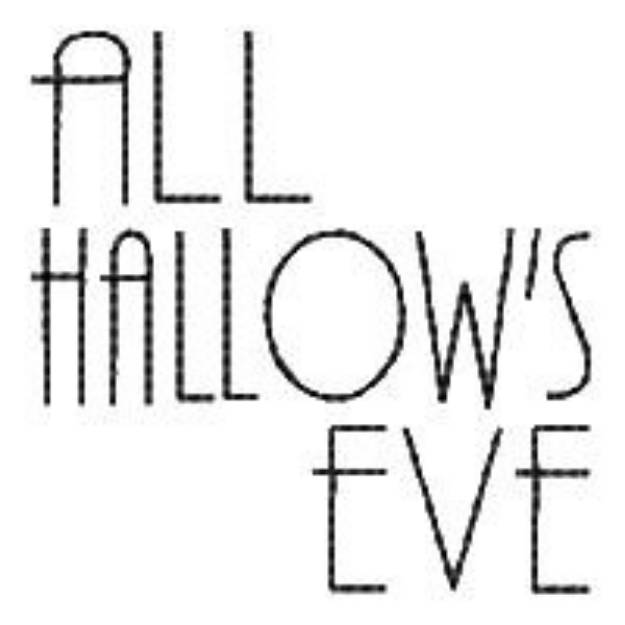 Picture of All Hallows Eve Machine Embroidery Design