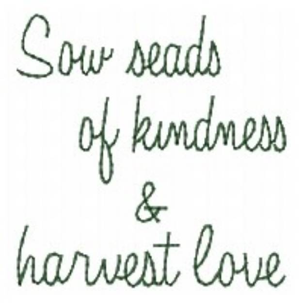 Picture of Seeds Of Kindness Machine Embroidery Design