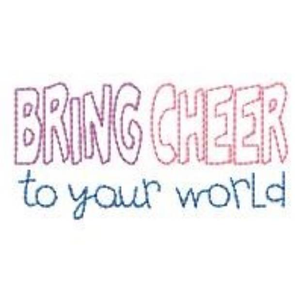 Picture of Bring Cheer Machine Embroidery Design
