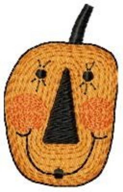 Picture of Happy Fall Pumpkin Machine Embroidery Design