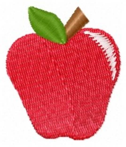 Picture of Apple For Teacher Machine Embroidery Design