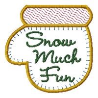 Snow Much Fun Machine Embroidery Design