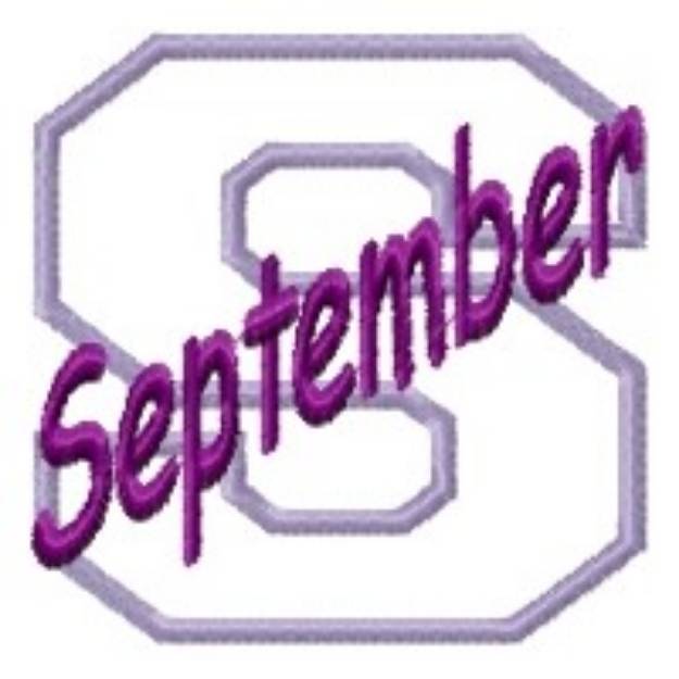 Picture of Applique September Machine Embroidery Design