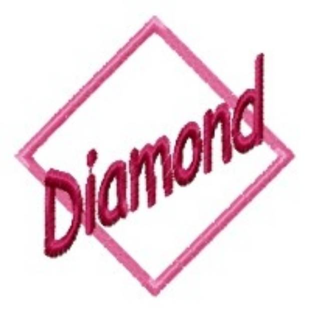 Picture of Diamond Applique Machine Embroidery Design