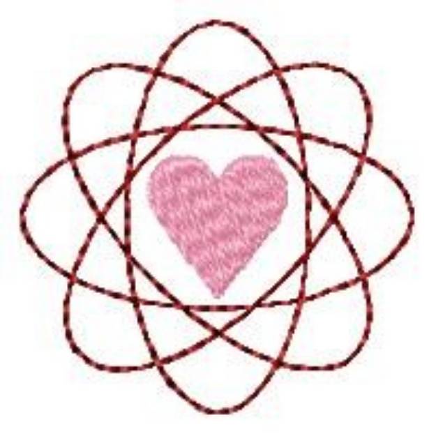 Picture of Valentines Day Decoration Machine Embroidery Design