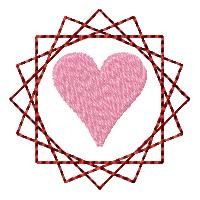 Valentines Day Spirograph Machine Embroidery Design