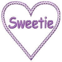 Sweetie Machine Embroidery Design