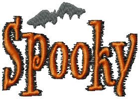 Spooky Machine Embroidery Design