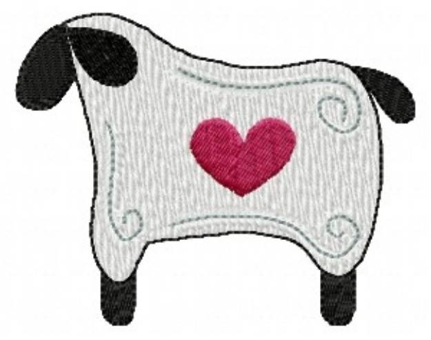 Picture of Country Love Ewe Machine Embroidery Design
