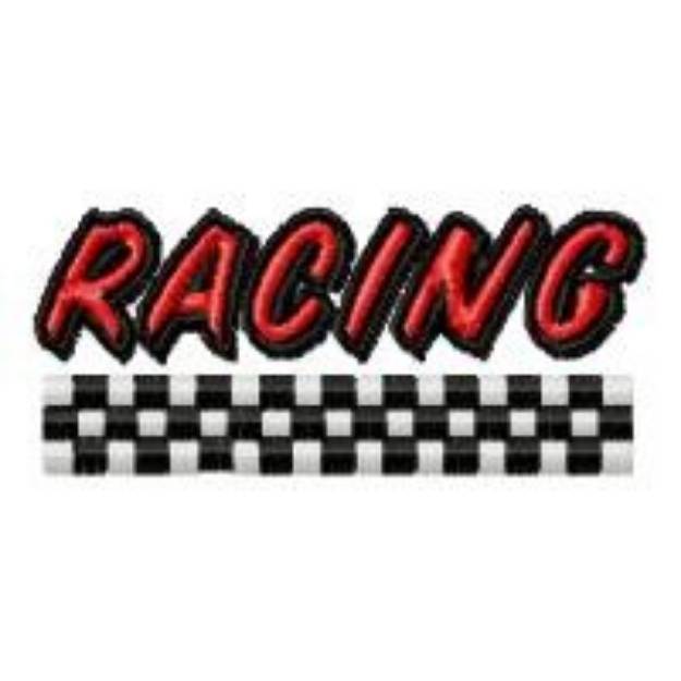 Picture of Racing Machine Embroidery Design