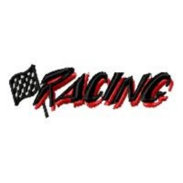 Picture of Racing Flag Machine Embroidery Design