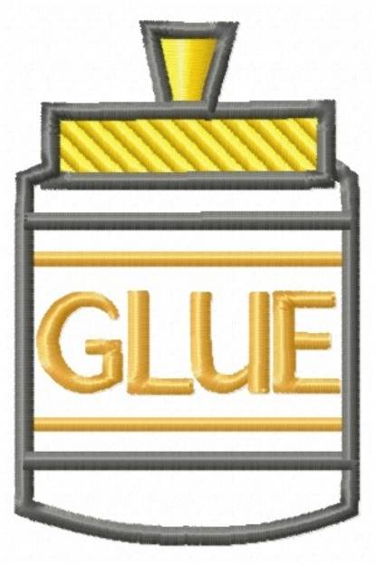 Picture of School Glue Machine Embroidery Design