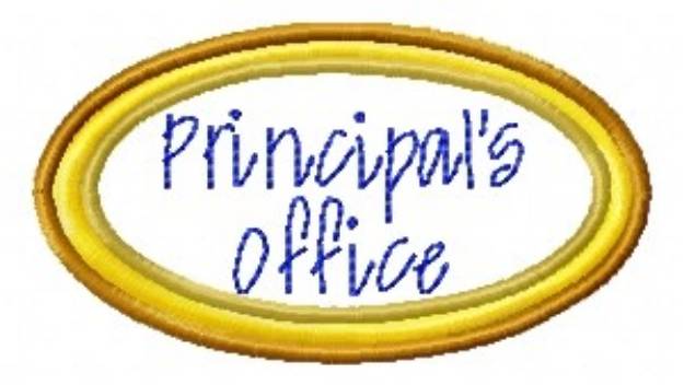 Picture of Principals Office Machine Embroidery Design