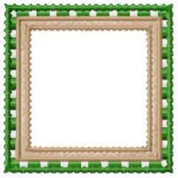 Picture of St. Patricks Day Frame Machine Embroidery Design