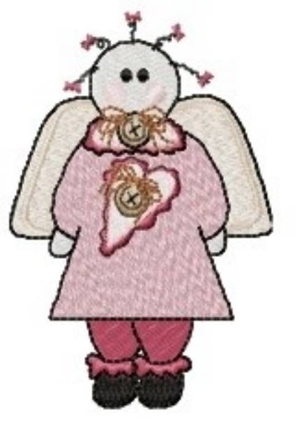 Picture of Country Angel Machine Embroidery Design