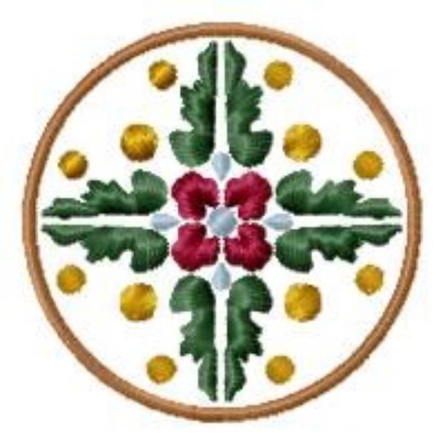 Picture of Holiday Norwegian Circle Machine Embroidery Design