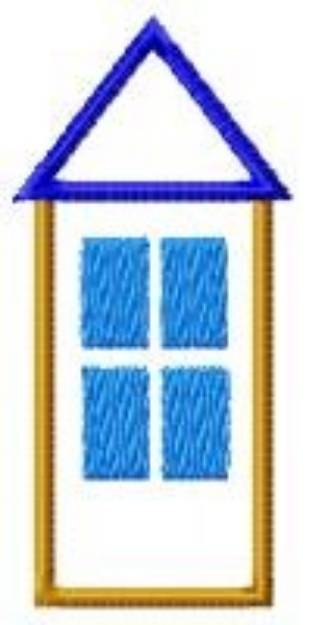 Picture of Build A Block House Machine Embroidery Design