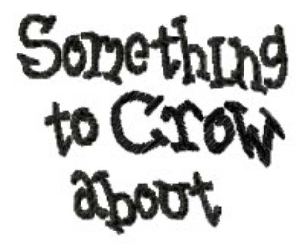 Picture of Something To Crow About Machine Embroidery Design