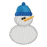Cute Country Snowman Machine Embroidery Design