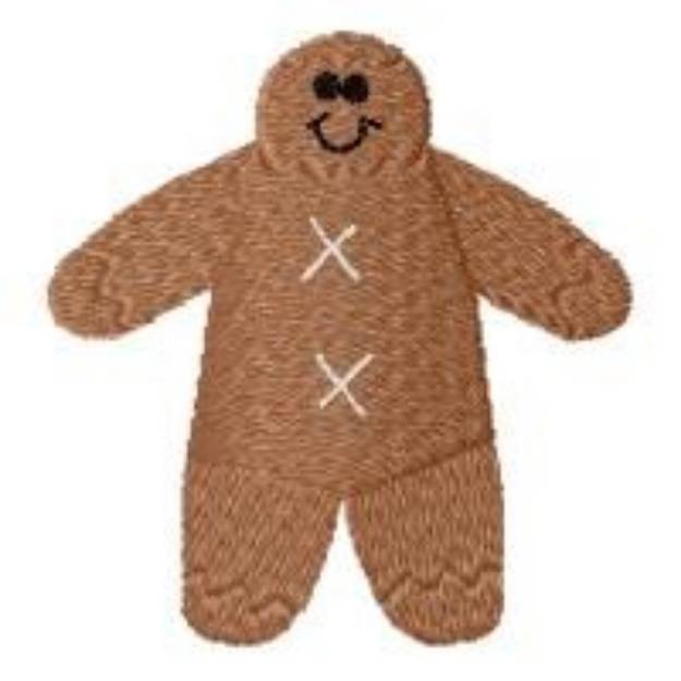 Picture of Big Gingerbread Man Machine Embroidery Design