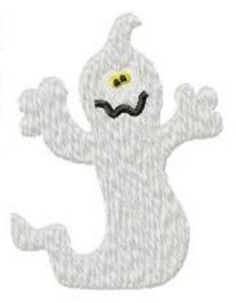 Picture of Silly Halloween Ghost Machine Embroidery Design