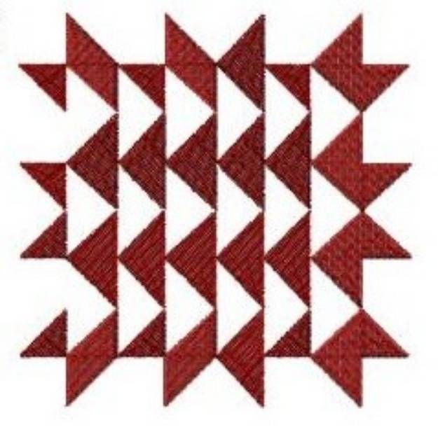 Picture of Geometric Quilt Square Machine Embroidery Design