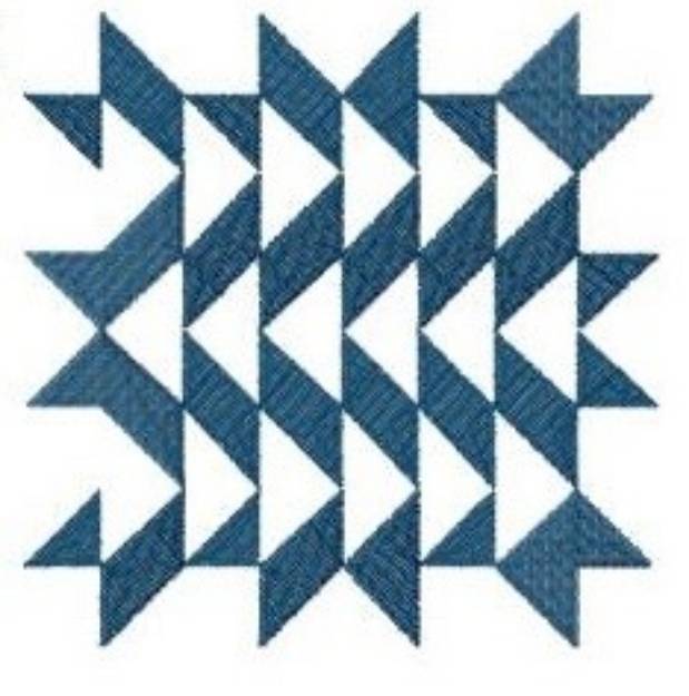 Picture of Decorative Geometric Quilt Block Machine Embroidery Design