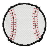 Baseball Machine Embroidery Design