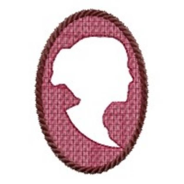 Picture of Womens Cameo Machine Embroidery Design