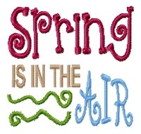Spring In The Air Machine Embroidery Design