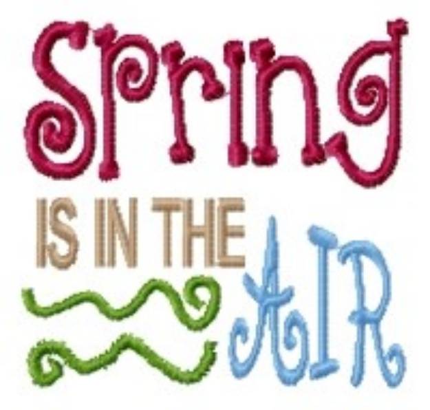 Picture of Spring In The Air Machine Embroidery Design