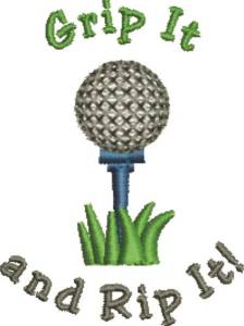 Picture of Grip It Machine Embroidery Design