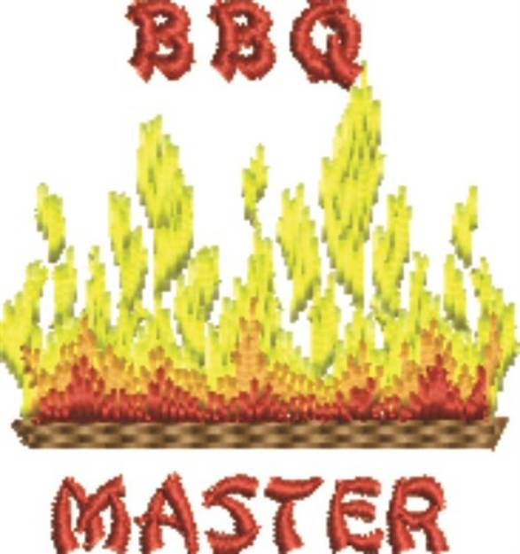 Picture of BBQ Master Machine Embroidery Design