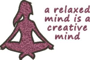 Picture of Relaxed Mind Machine Embroidery Design