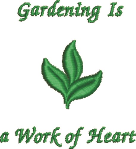 Work Of Heart Machine Embroidery Design