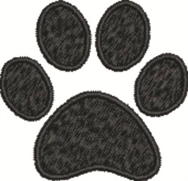 Picture of Paw Print Machine Embroidery Design