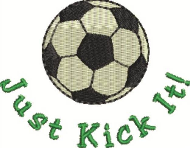 Picture of Just Kick It Machine Embroidery Design