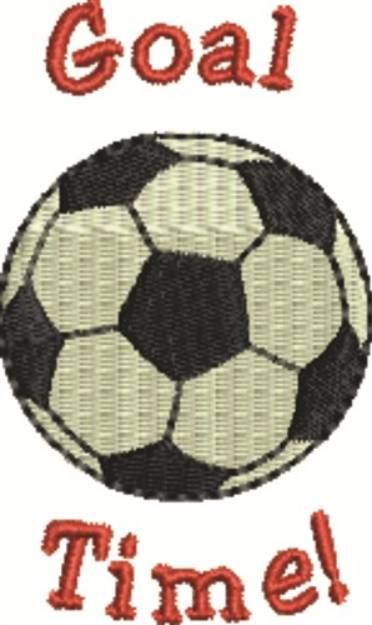 Picture of Goal Time Machine Embroidery Design