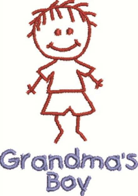 Picture of Grandmas Boy Machine Embroidery Design