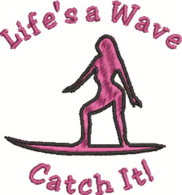 Picture of Lifes A Wave Machine Embroidery Design