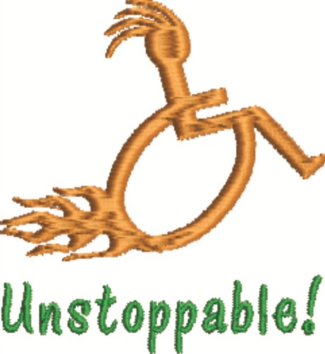 Unstoppable Chair Machine Embroidery Design
