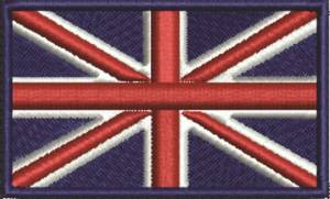 Picture of British Flag Machine Embroidery Design
