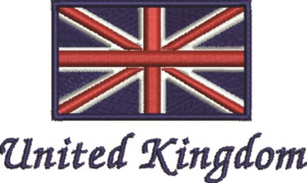 Picture of United Kingdom Machine Embroidery Design