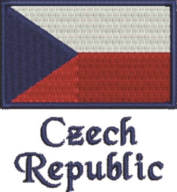 Picture of Czech Republic Machine Embroidery Design