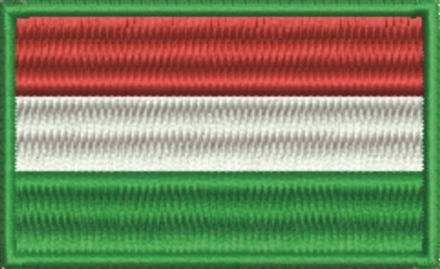 Picture of Hungarian Flag Machine Embroidery Design