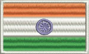 Picture of Indian  Flag Machine Embroidery Design