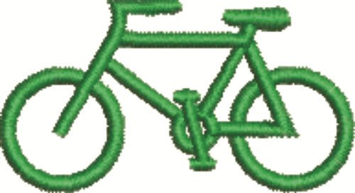 Bicycle Machine Embroidery Design
