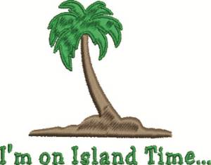 Picture of Island Time Machine Embroidery Design
